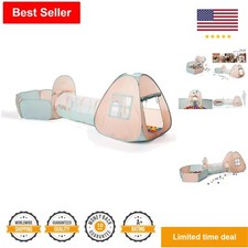 3-in-1 Kids Play Tent with Tunnel  Ball Pit - Indoor/Outdoor Playhouse