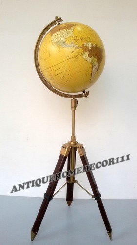 Vintage Office Home Decor Replogle Globe World Classic Series Raised With Tripod - 第 1/5 張圖片