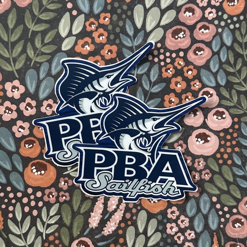 PBA Palm Beach Atlantic Sailfish Vinyl Sticker Waterproof Laptop Student Alumni - Picture 13 of 16
