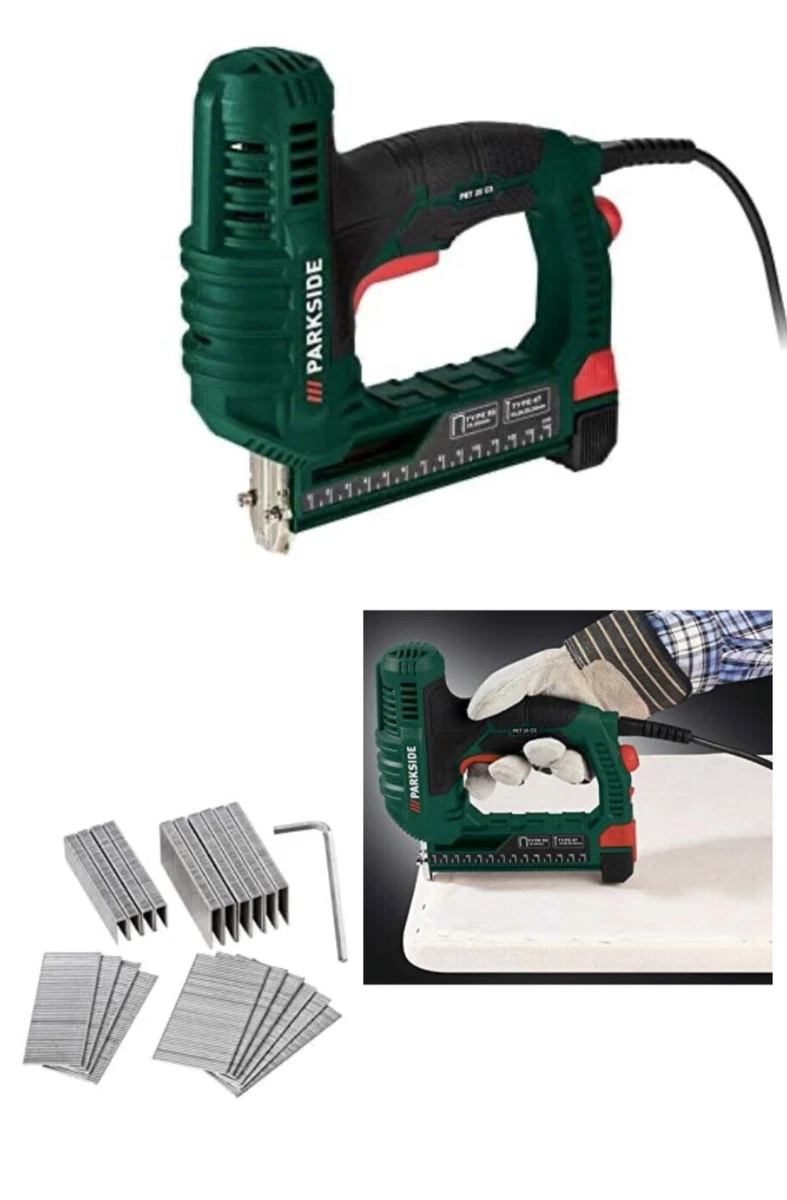 Parkside nailer stapler deals