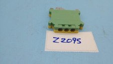  4 Phoenix Contact USLKG 10 Ground Modular Terminal Block Green Yellow 26-8 AWG