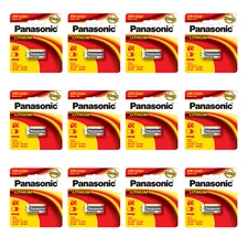 12pc Panasonic 3V CR-123 2/3A Photo Lithium Battery Compatible With EL123 K123A