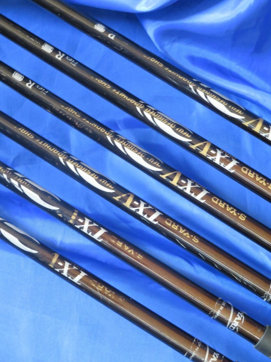 SEIKO S-YARD TX-V IRONS SET GOLF CLUBS 7PC R-FLEX | eBay