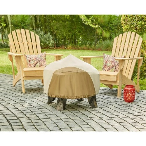 New Hampton Bay Universal Round Outdoor Patio Fire Pit Cover 30" in Diameter
