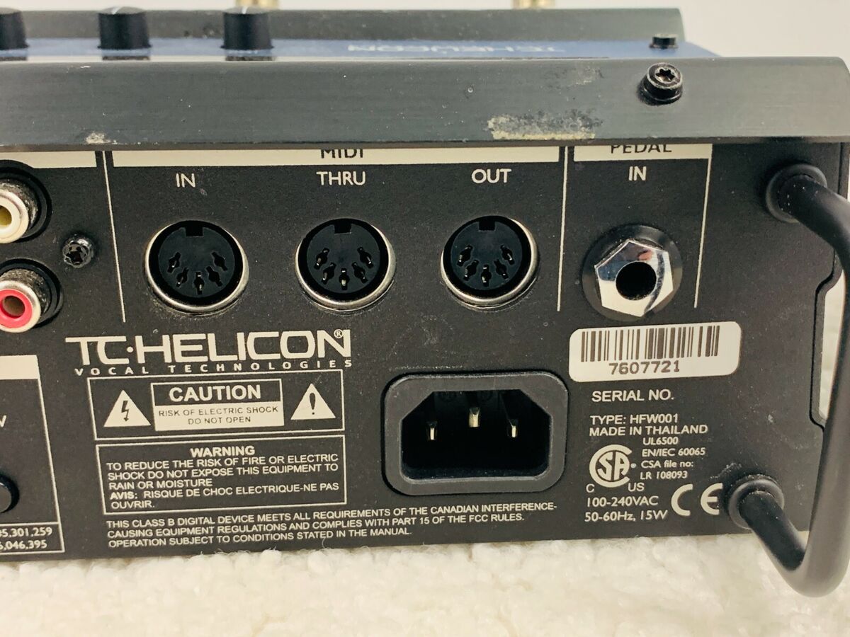 TC HELICON Voicelive Harmony Correction Effects Vocal TC HELICON Voicelive Harmony Correction Effects Vocal