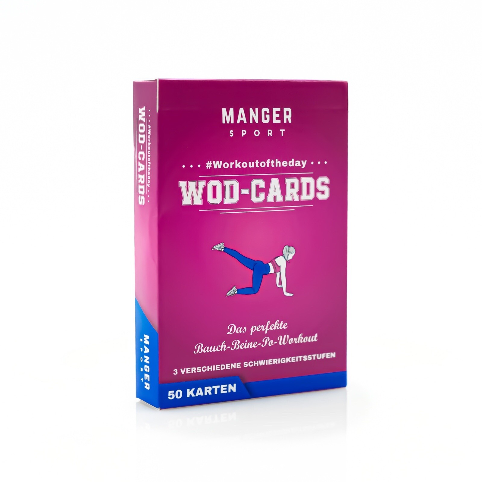 Trainingskarten Bauch Beine Po Fitness Zubehör Home Workout, Fitness Geschenk,