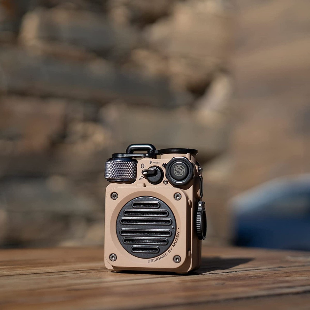 MUZEN Wild Mini Bluetooth　Desert  yellow Muzen Portable Bluetooth Speaker Wild Mini Desert Yellow