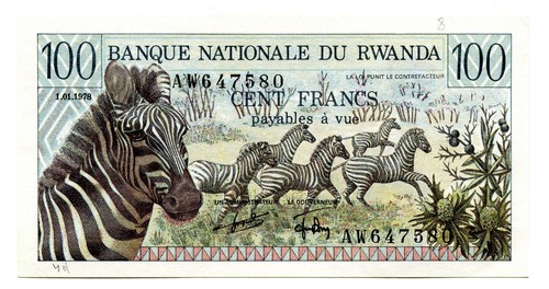 Ruanda 100 Francs 1978 Pick#12 UNC - Bild 1 von 2