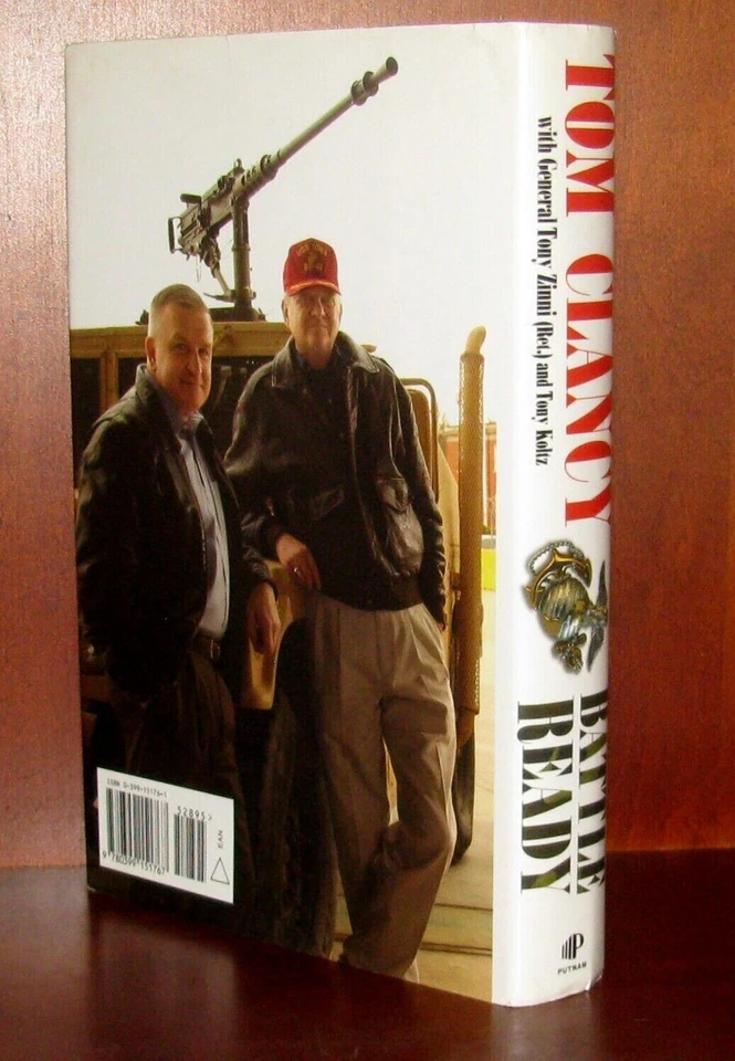 Battle Ready Tom Clancy Signed 1st Edition HC DJ Military Thriller Inscribed Foto 4 de 4