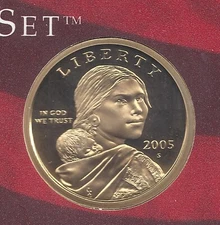 2005 S Native Dollar Gem Proof  Sacagawea