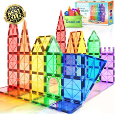 Magnetic Tiles STEM Toys for Toddlers 3+ Preschool Learning Montessori Blocks