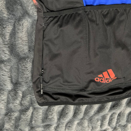 NWT Adidas Adistar Cycling Jersey Tech Indigo / Solar Red FJ6599 Women's Size XS - Picture 3 of 4
