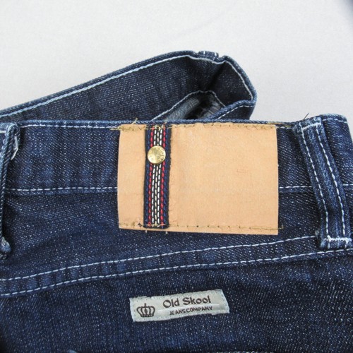 VTG Old Skool Jeans Kids 18 Blue Denim Baggy Y2k Hip Hop Skate Grunge Boys 27x28 - Picture 12 of 13