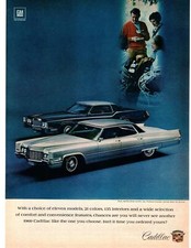 1969 Cadillac Sedan Deville 4-door Hardtop Fleetwood Eldorado 2-door Print Ad
