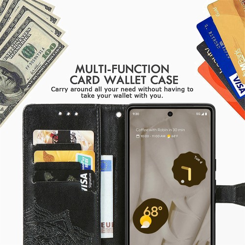 Leather Totem Wallet Phone CaseFor Google Pixel 9 8 7 6 7A Blackview A96 C80 A80 - 第 10/67 張圖片