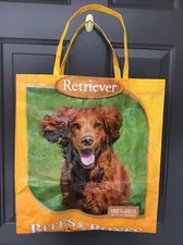 Large Up-cycled Dog Food Bag, Recycled, Reusable, Handmade Tote, Shopping Bag