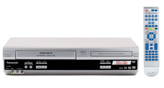 Panasonic NV-VP60 DVD VHS / dispositivo combinato RCA / manutenzione 1 anno di garanzia [1]-