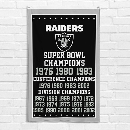 For Oakland Raiders Fans 3x5 ft Flag Las Vegas Nation Football Banner - Picture 5 of 12