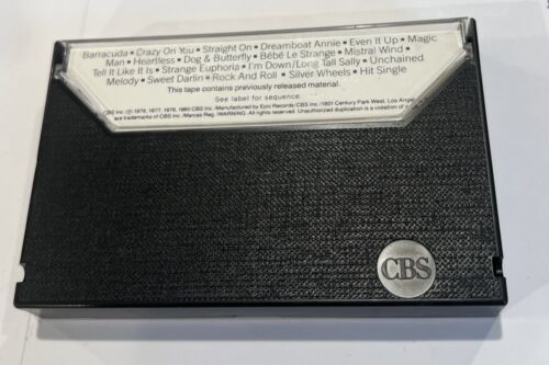 HEART Cassette Greatest Hits/LIVE 2 Record Set 1977 Classic Rock Tested - Picture 2 of 3
