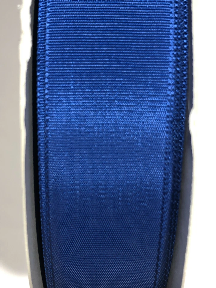100 YDS ROYAL BLUE TAFFETA RIBBON 3/4"  RAYON, by Schiff NEW! BEAUTIFUL! CRAFTS - Image 3 of 4