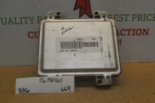 2004 Chevrolet Malibu Engine Computer Module ECU 12581598 Module 669-8A6