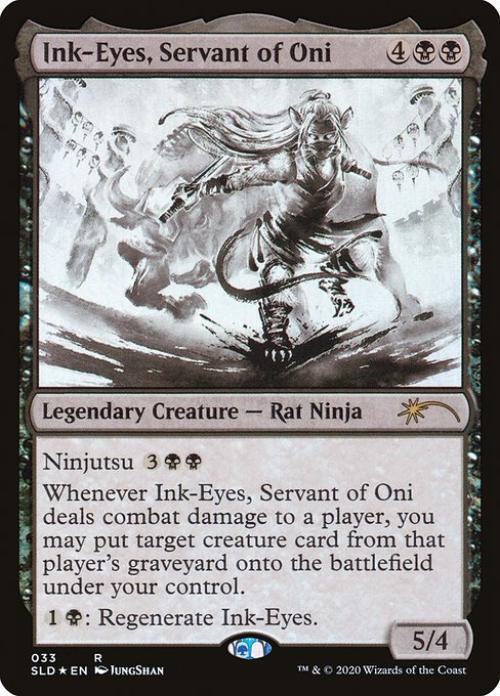 Ink-Eyes Servant of Oni -Foil Light Play English MTG Secret Lair