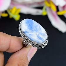 Natural Mother Of Pearl Ring Gemstone Handmade Jewelry 925 Sterling Silver Ring