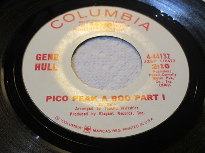 northern soul POPCORN  GENE HULL Pico Peak A Boo COLUMBIA 44132 DJ  VG+   K327