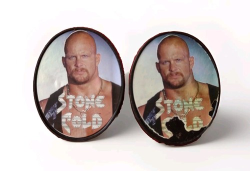 Lot 1999 WWF Wrestling Plastic Toy Rings Stone Cold Undertaker Mankind Debra - Picture 10 of 11