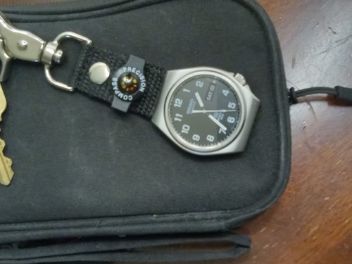 Vintage Seiko Sports 100 Quartz Rare Black Dial Red Date Japan Patina Turtle Vtg - 第 8/13 張圖片