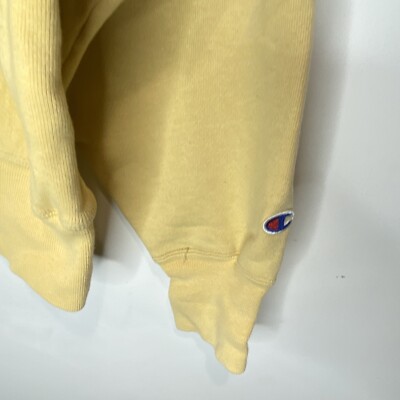 Vintage Champion Reverse Weave Minnesota Hockey Sweatshirt Gold