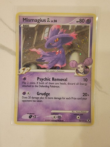 Pokemon Card - Mismagius GL Rising Rivals 10/111 - HOLO Rare - NM ...