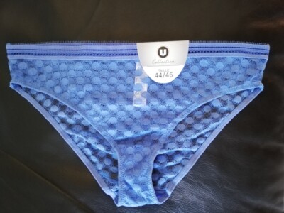 CULOTTE SLIP DENTELLE TAILLE 44/46 MARQUE U COLLECTION COULEUR