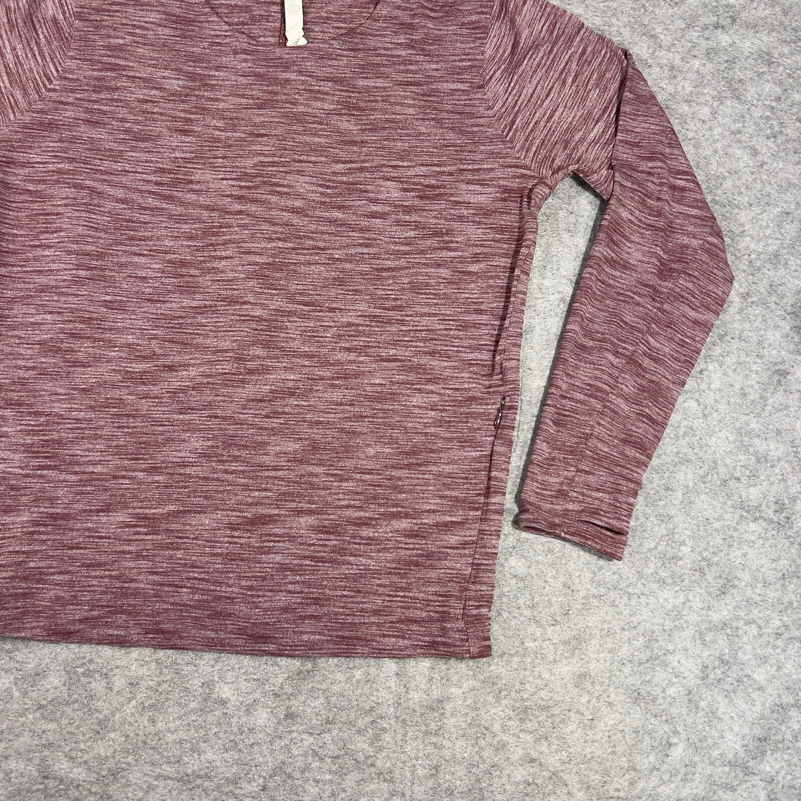 lululemon long sleeve front zip pocket sweatshirt