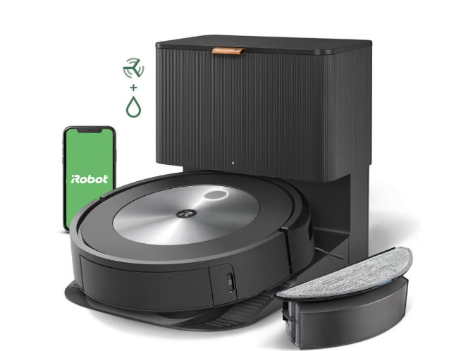 iRobot Roomba J5+ Robot Vacuum & Mop Clean Base j557020 iRobot Roomba J5+ Robot Vacuum & Mop Clean Base j557020