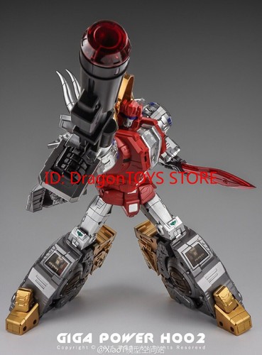 Figura de acción GigaPower Gigasaurs GP HQ-02 Grassor versión metálica pedido anticipado - Imagen 7 de 7