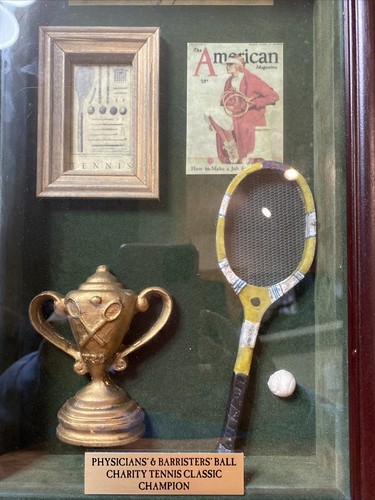 The History Of The Tennis Shadow Box Framed 8.5" x 13"  2"deep  - Picture 5 of 5
