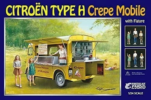 EBBRO 25013 1:24 Citroen H Crepe Móvil Con Figura Plástico Kit Modelos Coches.JP Foto 2 de 4