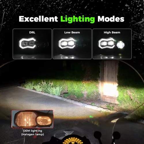 Faro LED DRL para BMW F800R F800GS F700GS F650GS probado con E24 - Imagen 10 de 18