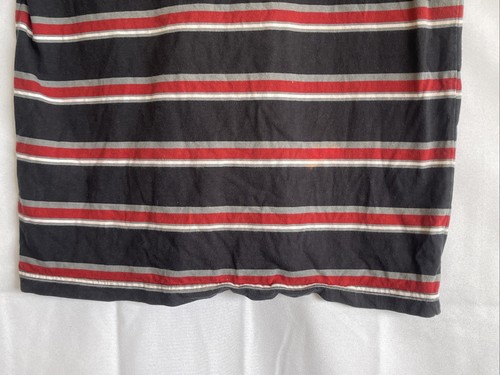 Stussy Border T-Shirt Größe S rot schwarz weiß grau - Bild 11 von 21