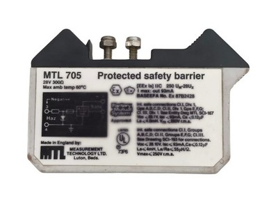 MTL Instruments 705 Protected Safety Barrier Shunt 28 VAC 300 OHM MTL705