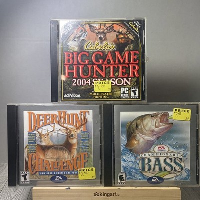 Cabela s Big Game Season ,Deer Hunt And Championship Bass Lot PC-C