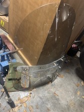 21x21 Motorcycle Windshield with Mounting Bra...