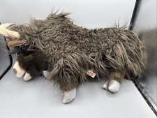 Folkmanis Yak Puppet Hand Puppet 12&rdquo; Plush Bull Long Hair Fur Animal Toy
