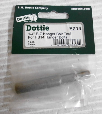 #ad Dottie EZ14 1 4#x27;#x27; Hanger Bolt Installation Tool for HB14 Hanger Bolts $20.92