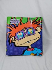 Vintage 1998 Nickelodeon Rugrats Chuckie 3-Hole Binder Folder Stuart Hall