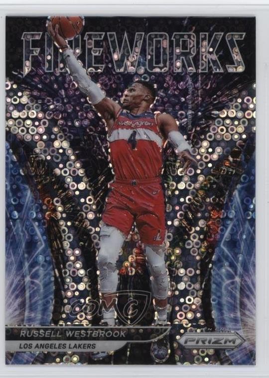 2021-22 Panini Prizm Fireworks Fast Break Prizm Russell Westbrook #18 1ss7