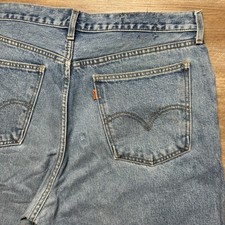 Vintage Levis Jeans Men 38x32 Fits 36x28 Blue 618 Straight Leg Orange Tab 90s