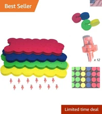 1.625 inch Cloning Collars 72 Pack and 12 Aeroponic Cloner Sprayers for Clone...