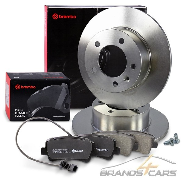 Brembo Bremsscheiben +BelÄGe Hinten FÜR Nissan Opel Movano B Renault Master 3-image